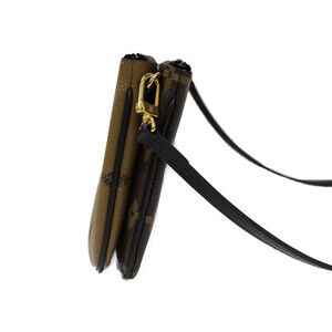Louis Vuitton Giant Reverse Shoulder Zip Pochette Monogram Double Bag